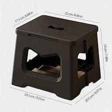 HALO Durable Foldable Plastic Step <b>Stool</b> Small Portable Low <b>Stool</b> <b>with</b> Handle Hole Compact Storage Design PP Material OEM ODM - Product Image 3