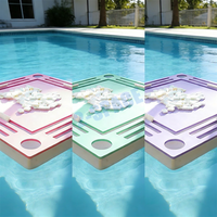 Vente chaude Natation Partie Mah Jong Tapis Étanche Eva Mahjong Flottant Piscine Mah Jongg Table