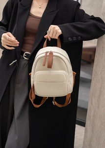 <span class=keywords><strong>Zaino</strong></span> da Donna in Vera Pelle Morbida alla Moda, Borsa a Spalla Multicolore per Pendolarismo Quotidiano e Viaggi - Product Image 3