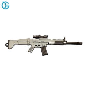 Venta caliente de plata personalizado arma de caza <span class=keywords><strong>Rifle</strong></span> de <span class=keywords><strong>francotirador</strong></span> pistola de Metal llavero - Product Image 5