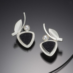 Set di Orecchini e Collana a Forma di Foglia Triangolare per Donne, Stile Vintage Naturale, Accessori per Uso Quotidiano - Product Image 5