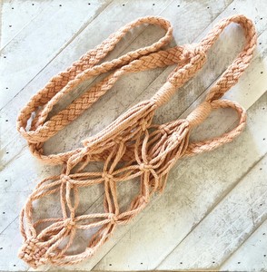 Boho Katoen Custom Handgemaakte Sling Bag Tumbler Wijn Carrier <span class=keywords><strong>Macrame</strong></span> Waterfles Houder - Product Image 3
