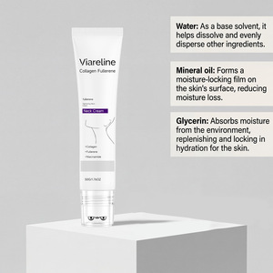 Crème de massage pour le cou avec rouleau, hydratante, éclaircissante, lissante, anti-rides, soin du double menton, crème de beauté au collagène pour le cou - Product Image 5