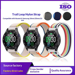 Bracelet de montre Upro Outdoor Sport en nylon, boucle Trail, 18 mm, 20 mm, 22 mm, pour Huawei Samsung Galaxy Watch, bracelet de remplacement respirant - Product Image 6