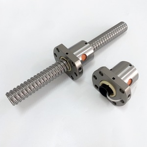 Ersk Ball Screw Sfu1204 8020 Round Flange Precision Ground Steel Lead Screw For Machine <b>Tools</b> - Product Image 1