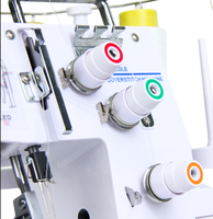 JUKKY JK-257 Promotion Machine à coudre industrielle interlock double aiguille haute vitesse, idéale pour la surjauge des articles