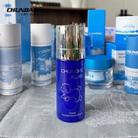 Flacon Airless sous Vide en Plastique Personnalisé 10g 30ml avec Contenants Cosmétiques Électroplaqués pour Sérum de Soin de la Peau