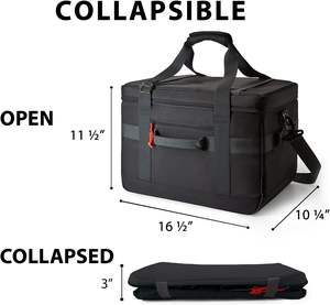 Sac isotherme personnalisé de haute qualité, échantillon gratuit, sac isotherme en polyester pour le camping, pique-nique, sac à déjeuner imperméable - Product Image 2