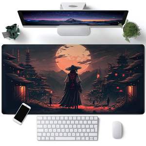 Tùy Chỉnh Lớn XXL Non-Slip Samurai Chuột Pad Nhật Bản Anime Chơi Game Mousepad Với Khâu Cạnh Phim Hoạt Hình Phong Cách Đầu Bằng Chứng - Product Image 4