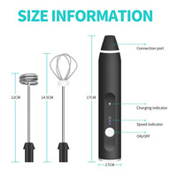 Friteuse à lait électrique portable, rechargeable par USB, pour la fabrication de café cappuccino, ml, vente en gros