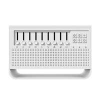 Humidificateur d'air domestique portable USB en plastique, marque YS, avec fonction de bruit blanc, musique apaisante pour le sommeil et diffuseur d'aromathérapie à flamme