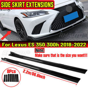 Extensiones de faldones laterales de alta calidad de 2.2m, divisores de parachoques y alerones para Lexus ES ES350 ES300h 2018-2022 - Product Image 1