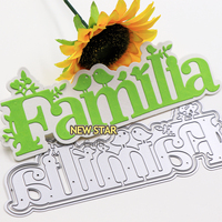 La decorazione della carta dell'invito dell'album in rilievo della matrice di taglio del metallo fatto da te celebra la laurea Scrapbooking il taglio del mestiere muore