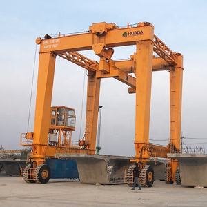 50 Ton 100 Ton 200 tonnellate di gru resistente RTG ruota gomma Gantry gru a cavallo pneumatico - Product Image 5