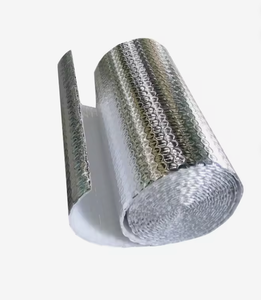 Película de aislamiento de aluminio de doble cara con burbujas, barrera radiante, rollo de aislamiento térmico para techos metálicos de áticos - Product Image 1