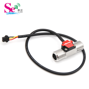 เครื่องวัดอัตราการไหลแบบกังหัน Dijiang OEM B1-S 1-25 ลิตร/นาที ช่องต่อ BSP G1/2 แรงดันไฟฟ้า 3.5-24VDC เซ็นเซอร์วัดการไหลแบบพัลส์ NPN สำหรับการรดน้ำและการชลประทาน - Product Image 3