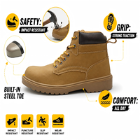 Chaussures de sécurité décontractées pour hommes ACE, bottes de travail industrielles de protection, baskets de sécurité à embout d'acier en cuir microfibre pour usine électrique