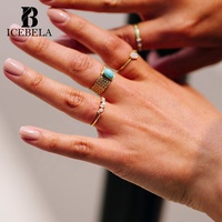 Cincin Perak Sterling 925 Mutiara Gaya Minimalis Korea, Perhiasan Mewah Ringan untuk Wanita