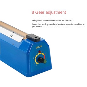 Bag Manual Sealing Machine Hand Impulse <b>Sealer</b> Machine, Plastic Tranprant Plastic Bag <b>Rubber</b> Stock & Customized Plastic Cealer - Product Image 5