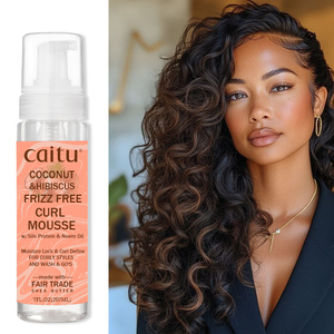 <span class=keywords><strong>Mousse</strong></span> coiffante pour cheveux populaire et tendance 222 ml <span class=keywords><strong>Mousse</strong></span> coiffante brillante non écaillante pour cheveux Boucles de cheveux pour femmes Tresses - Product Image 2