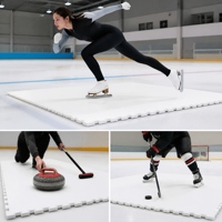 Fabricant de plaques UHMWPE, panneaux de glace synthétique, panneaux de patinoire artificielle, vente en gros directe d'usine