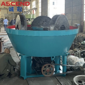 Water Wet Pan Mills 1400 1500 Modelos 1 1,5 2 Toneladas por hora para la minería de oro en la industria metalúrgica en Ghana Zimbabue - Product Image 6