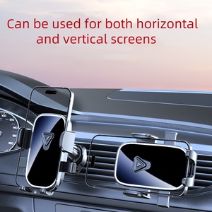 Soporte de navegación para coche ABS universal Soporte de pantalla horizontal y vertical con combinación de clip de salida de aire y teléfono giratorio - Product Image 2