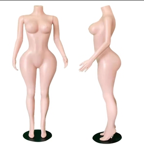 도매 플러스 사이즈 큰 흉상 전신 여성 마네킹 플라스틱 여성 마네킹 - Product Image 4