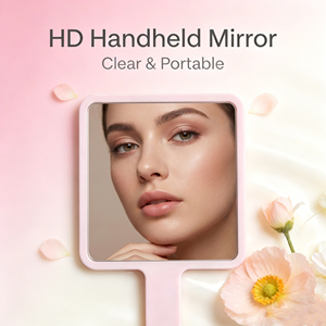 Espejo de Mano Cuadrado Portátil para Belleza y Cuidado de la Piel, Venta Directa de Fábrica 2026, con Logotipo Impreso, Ideal para Regalo - Product Image 2