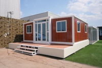 Casa Contenedor Modular de Lujo de Acero Portátil de 20 y 40 pies, Expandible, para Apartamento, Sala de Estar, Centro Comercial, Sótano, 2-4 Dormitorios, Escuela