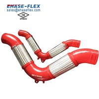 Junta Flexible de Acero Inoxidable con Certificación FM y Superficie Pintada para Tuberías con Gran Movimiento