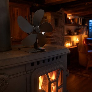 Ventilatore Termoelettrico Silenzioso per Stufa <span class=keywords><strong>a</strong></span> <span class=keywords><strong>Legna</strong></span>, Senza Elettricità, per Caminetto, Circolatore d'Aria Calda, Riscaldatore per Ambienti - Vendita all'Ingrosso - Product Image 6