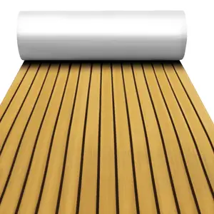 2024 New Design Boat Flooring Eva Foam Decking Custom Faux Teak Sheet Marine Rv Swimming Pool Mat