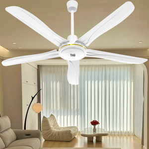 مروحة سقف صناعية 56 بوصة، مروحة كهربائية معلقة بخمس شفرات، مروحة منزلية، مروحة تجارية للمستودعات والمهاجع ذات تدفق هواء كبير - Product Image 1