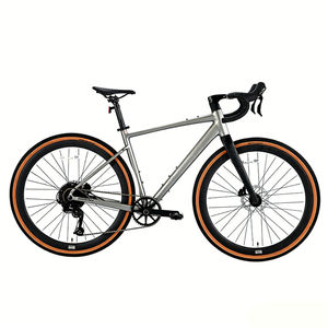 Produttore OEM/ODM di <span class=keywords><strong>Biciclette</strong></span> Gravel con Manubrio Ribassato, Telaio in Lega di Alluminio 700C, Forcella in Carbonio, 10 Velocità, Design e Logo Personalizzati Accettati - Product Image 2