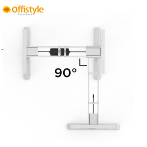 <span class=keywords><strong>Bon</strong></span> Prix de <span class=keywords><strong>Bureau</strong></span> Électrique Assis Stand <span class=keywords><strong>Bureau</strong></span> 3 Pattes Triple Moteur Linéaire Actionneur Table - Product Image 1