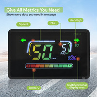 1 pièce Afficheur LED pour vélo électrique, compteur de vitesse, indicateurs de batterie, rappel de panne, USB filaire, numérique, pour vélo de route