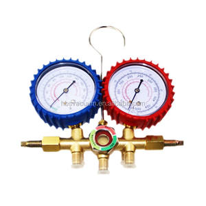 R134a r22 r502 r12 दो तरह गेज प्रशीतन hvac मीटर वाल्व सूचक पढ़ने कई गुना गेज BZ-4 - Product Image 2