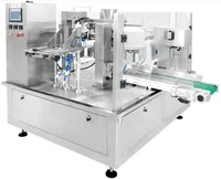 Machine d'emballage automatique rotative pour sachets préformés pour noix/haricots/bonbons, noix de pécan décortiquées SD-B01