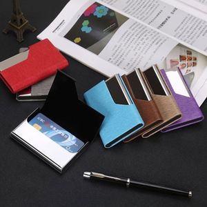 Porte-cartes personnalisé en cuir et aluminium avec clip de fermeture pour hommes et femmes, pour le rangement des cartes de crédit - Product Image 6