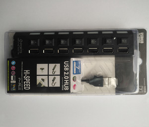 Bán Nóng 7in1 7 Cổng Usb Hub Usb 2.0 Có Công Tắc Độc Lập Cho Bàn Phím Usb Máy Quét Chuột - Product Image 4