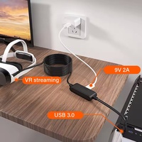 Cable USB A a USB C de 5M y 16 pies, 5Gbps, USB 3,2 Gen 1 VR, Cable de enlace de transmisión para Oculus Meta Quest 2 3 3S PICO 4/Neo 3 VR, Cable para auriculares