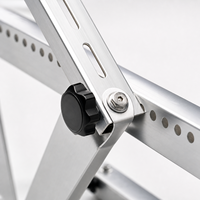Supports de montage de panneaux solaires résidentiels personnalisés de petite taille, pièces découpées au laser et service de pliage
