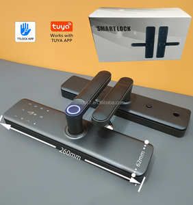 Produits pour la maison intelligente, <span class=keywords><strong>serrure</strong></span> de <span class=keywords><strong>porte</strong></span> électronique, poignée de <span class=keywords><strong>porte</strong></span> en verre intelligente Tuya pour application, <span class=keywords><strong>serrure</strong></span> numérique sans clé à empreintes digitales - Product Image 6