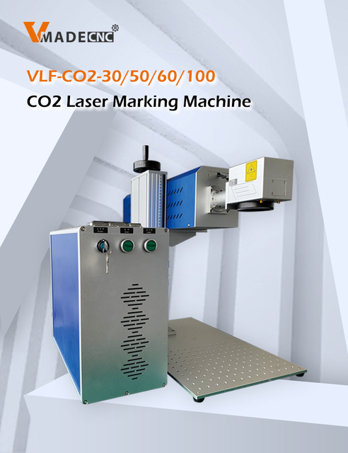 Factory CO2 Laser Marking Machine CO2 Laser Marking Machine for Wood Acrylic Tumbler Laser Source CO2 Engraver