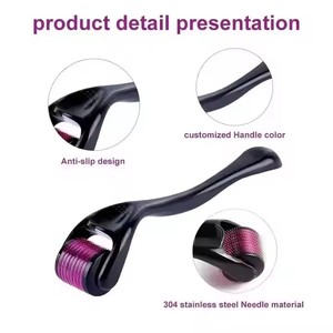 Rouleau de micro-aiguilles de massage <span class=keywords><strong>Darma</strong></span> <span class=keywords><strong>Roller</strong></span> 540 (0,2 mm-3,0 mm) pour le visage, la barbe et le cuir chevelu – Soin stimulant la croissance des cheveux et de la barbe – Vente en gros - Product Image 5