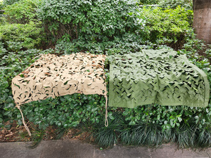 Maille imperméable extérieure <span class=keywords><strong>d</strong></span>'ombre de camouflage de bâches avec des trous 4x6 mètres - Product Image 5