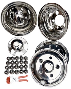 Cubiertas de rueda de simulador de autobús y camión, cubiertas pulidas populares de 16x5,5 pulgadas - Product Image 1