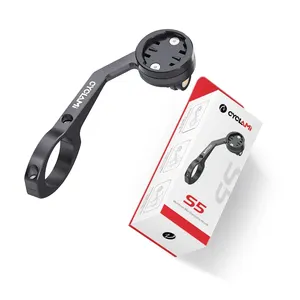 Cyclami dudukan komputer braket Aloi Aluminium, dudukan Stem Speedometer untuk GARMIN iGPSPORT