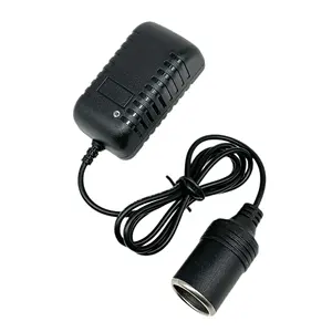 12V 1a 2a Sigarettenaansteker Stekker Power Adapter Autolader Ac Dc 12v2a 24W Auto Stroomadapter